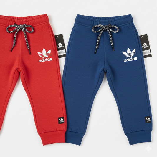 🏆 Toddler Essential Fleece Jogger Pants - Classic Black Sporty Bottoms ⚽