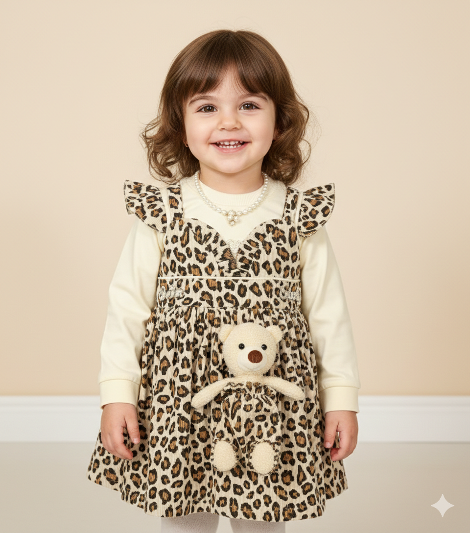 🐆✨ Little Fashionista in Leopard Print ✨👗 By Liberi